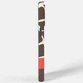 キリン柄プリントリボン及びラインストーン Case-Mate iPhoneケース (裏面 / 右)