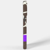 キリン柄プリントリボン及びラインストーン Case-Mate iPhoneケース (裏面 / 右)