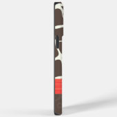 キリン柄プリントリボン及びラインストーン Case-Mate iPhoneケース (裏面 / 右)