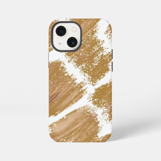 キリン柄iPhoneケース iPhoneケース (裏面)