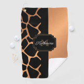 キリン模様 ゴルフタオル (インサイチュ)