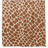 キリン模様 シャワーカーテン (正面)