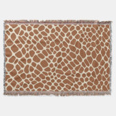 キリン模様 スローブランケット (正面)