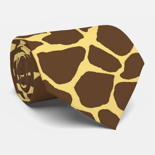 キリン模様 ネクタイ (ロール)