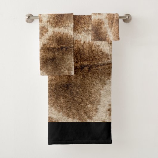 キリン模様 バスタオルセット (インサイチュ)