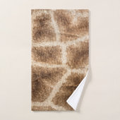 キリン模様 バスタオルセット (ハンドタオル)