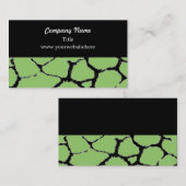 キリン毛皮パターンビジネスカード 名刺 (正面/裏面)