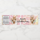 キリン水彩画 ペットボトルラベル (シングルラベル)