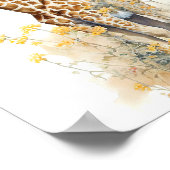 キリン水絵画色 ポスター (角)