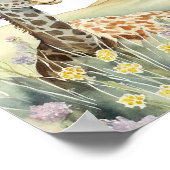 キリン水絵画色 ポスター (角)