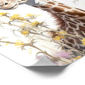 キリン水絵画色 ポスター (角)