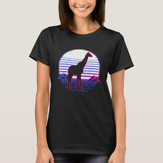 キリン波サンセットアウトルングリッド Tシャツ (正面)