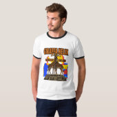 キリン渦巻き絡み合う美しさ Tシャツ (正面フル)