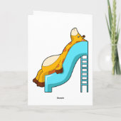 キリン滑り台 カード (裏面)