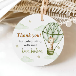 キリン熱気球グリーンボーイ1st誕生日 フェイバータグ