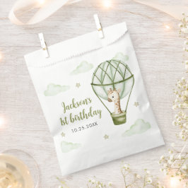 キリン熱気球グリーンボーイ1st誕生日 フェイバーバッグ