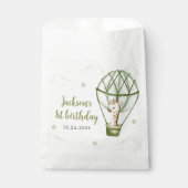 キリン熱気球グリーンボーイ1st誕生日 フェイバーバッグ (正面)