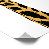 キリン牛のポスおもしろいター ポスター (角)