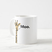キリン牛の面白いマグカップ コーヒーマグカップ (正面左)