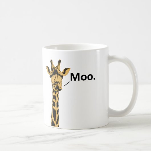 キリン牛の面白いマグカップ コーヒーマグカップ (右)