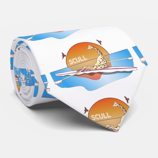 キリン独身のカモメ ネクタイ (ロール)