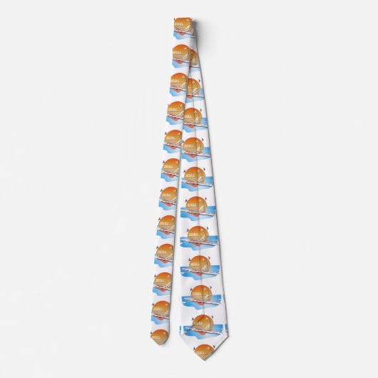 キリン独身のカモメ ネクタイ (裏面)