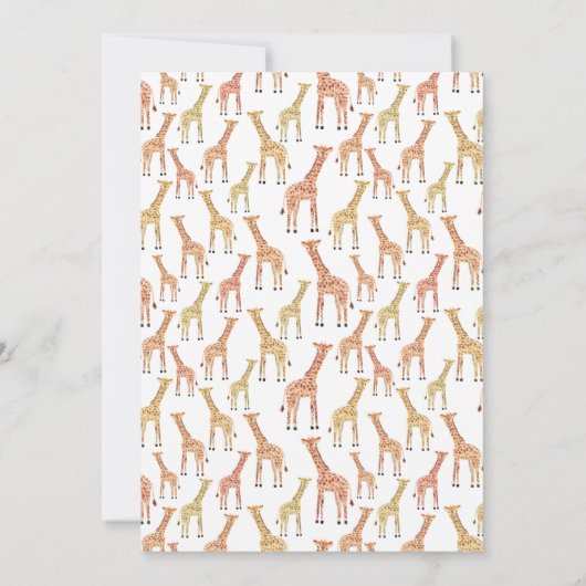 キリン生誕発表 案内状 (裏面)