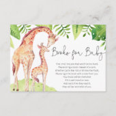 キリン男女兼用サファリベビー本 エンクロージャーカード (正面)