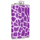 キリン皮の紫色のテクスチャ フラスク (右)