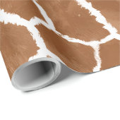 キリン皮模様サドルブラウン ID1152 ラッピングペーパー (ロールコーナー)