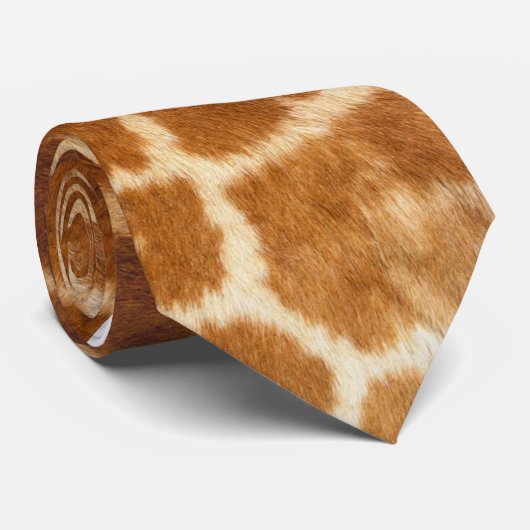 キリン皮膚 ネクタイ (ロール)