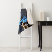 キリン眼鏡、ボウタイ吹のブルーガム シェルパブランケット (インサイチュ)