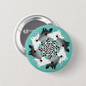 キリン磁石ボタンの円 缶バッジ (正面&裏面)