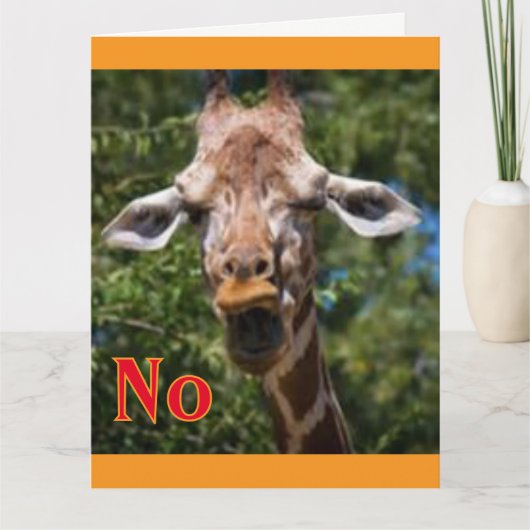 キリン禁止 カード (正面)