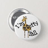 キリン私はかわいらしい高いです 缶バッジ (正面&裏面)