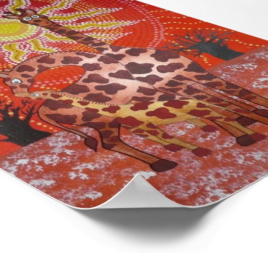 キリン科 ポスター (角)