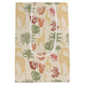 キリン素朴フローラジャングルベビーシャワー抱き枕 ミディアムペーパーバッグ (裏面)