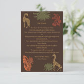 キリン素朴ブラウンフローラ サンキューカード (スタンド正面)