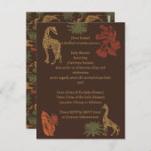 キリン素朴ブラウンフローラ ポストカード (正面/裏面)