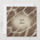 キリン結婚式招待状 招待状 (裏面)