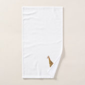 キリン絵を描のバスタオルセット バスタオルセット (ハンドタオル)