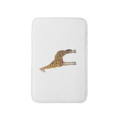 キリン絵を描サファリのバスマット バスマット (正面縦)