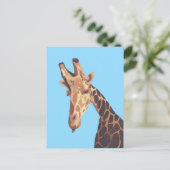 キリン絵画のヘッドポストカードを閉じる ポストカード (スタンド正面)