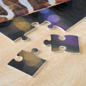 キリン絵画の美術ヴィンテージ ジグソーパズル (側面)