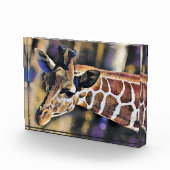 キリン絵画の美術ヴィンテージ フォトブロック (右)