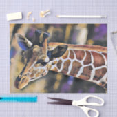 キリン絵画の美術ヴィンテージ 薄葉紙 (クラフト)