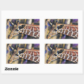 キリン絵画の美術ヴィンテージ 長方形シール (シート)