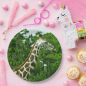 キリン縦断紙プレート ペーパープレート (パーティー)