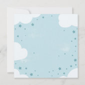 キリン美しいおもしろい赤ちゃんシャワー 招待状 (裏面)