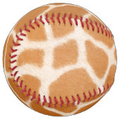 キリン肌リアルアニマルプリントレザーフェイク ソフトボール (正面左)